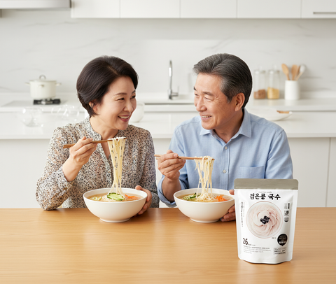 Rediscovering Comfort: Why Haechomiin’s 26kcal Black Bean Noodles are a Staple for Healthy Aging