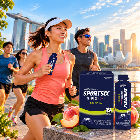 energy gels for running with Sportsix by JoyK Singapore