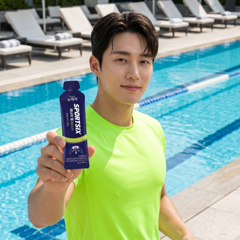SPORTSIX ENERGY GEL Grape (45g x 8 sachets) / 뉴케어 스포식스 에너지 젤 청포도 맛 45g 8포