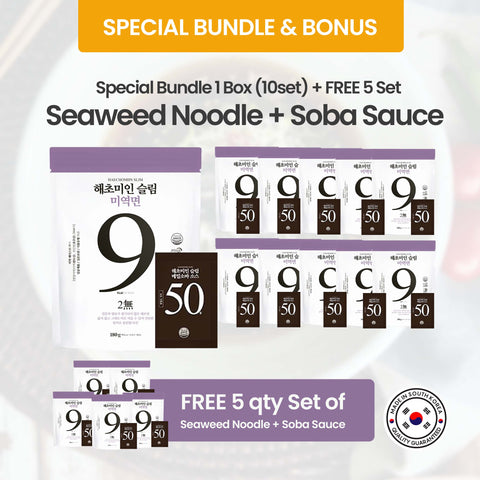 [BUY 1 BOX GET FREE 5] Haechomiin Seaweed Noodles with Soba Sauce