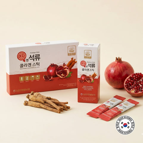 GEUMSAN GINSENG Women's Pomegranate Ginseng Collagen Stick 15g x 30PCS
