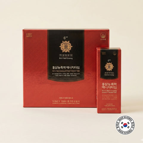 KIM’S RED GINSENG Red Ginseng Concentrate Energy Time 10ml x 30PCS