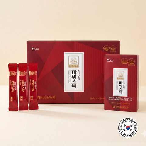 GEUMSAN GINSENG Korean Red Ginseng Concentrate Power Stick (6 Years Old)
