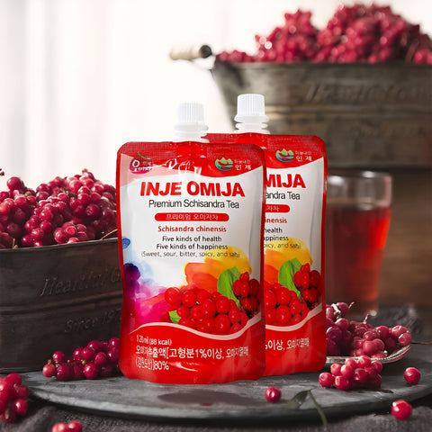 low sugar omija juice korea five flavor berry drink