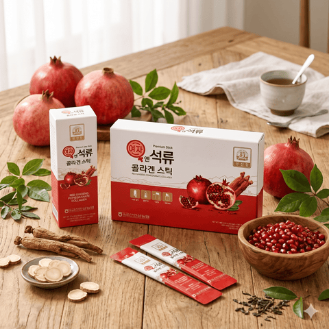 GEUMSAN GINSENG Women's Pomegranate Ginseng Collagen Stick 15g x 30PCS