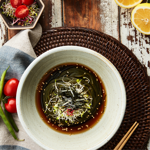 [BUY 4 GET 1 FREE] Haechomiin Variety Pack – Seaweed Soba- Kelp Bibim, Free Tofu Bibim