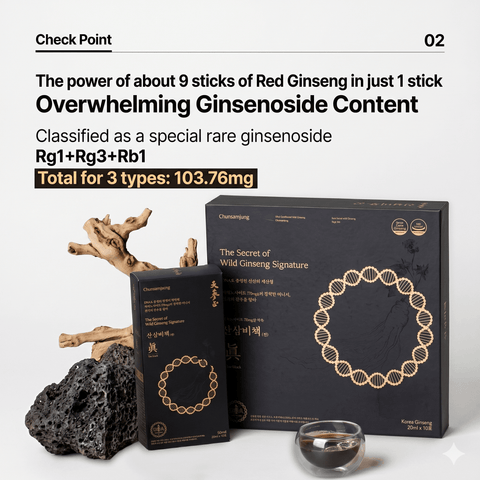 CHUNSAMJUNG Wild Ginseng Root Extract Stick 600g