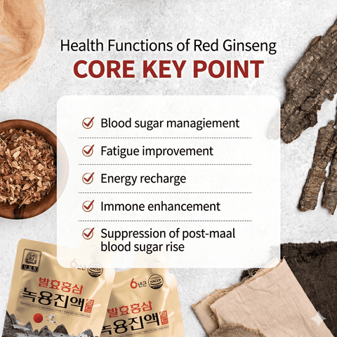 GEUMSAN GINSENG Fermented Red Ginseng and Deer Antler Extract Gold | 50ml x 40PCS