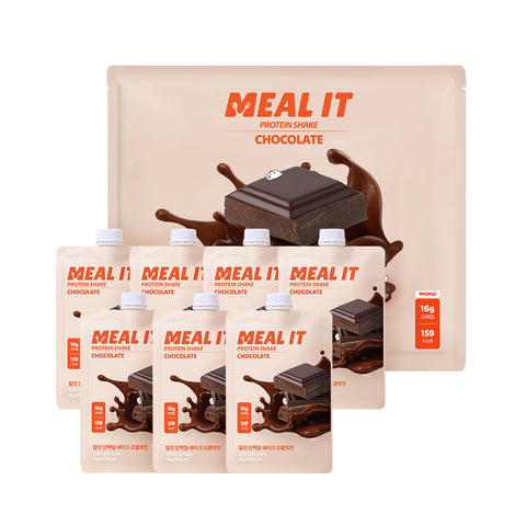 MEAL IT Protein Shake 1 Set (40g × 7 Packs) / 밀잇 식단관리 단백질 쉐이크 포켓형