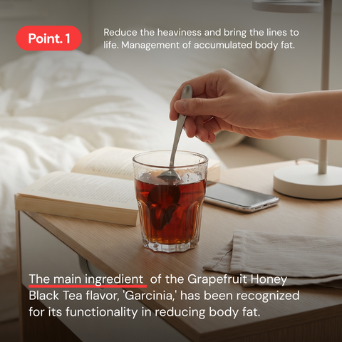 Healthouse Heorissok Grapefruit Honey Black Tea Waist-Slim Diet 10g x 30 Teas
