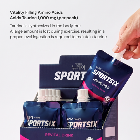 SPORTSIX REVITAL DRINK (100ml x 10 packs) / 뉴케어 스포식스 리바이탈 드링크 100mL 10개입