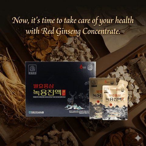 GEUMSAN GINSENG Fermented Red Ginseng and Deer Antler Extract Gold | 50ml x 40PCS