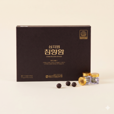 GEUMSAN GINSENG Samjiwon Chim Hyang-Hwan: Premium Korean Red Ginseng & Agarwood Pill