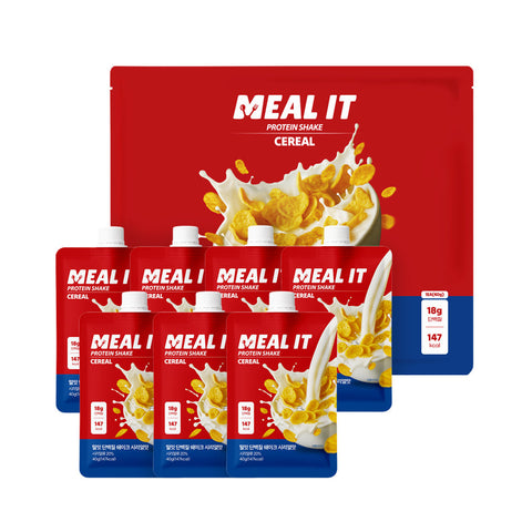MEAL IT Protein Shake 1 Set (40g × 7 Packs) / 밀잇 식단관리 단백질 쉐이크 포켓형