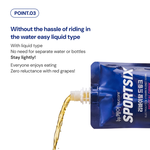 SPORTSIX REVITAL DRINK (100ml x 10 packs) / 뉴케어 스포식스 리바이탈 드링크 100mL 10개입