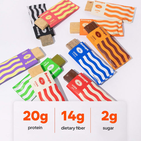 Benope Protein Soft Bar 10 Mix Pack (60g Each) / 베노프 소프트바 버라이어티팩