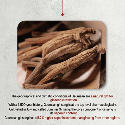 GEUMSAN GINSENG Fermented Red Ginseng and Deer Antler Extract Gold | 50ml x 40PCS