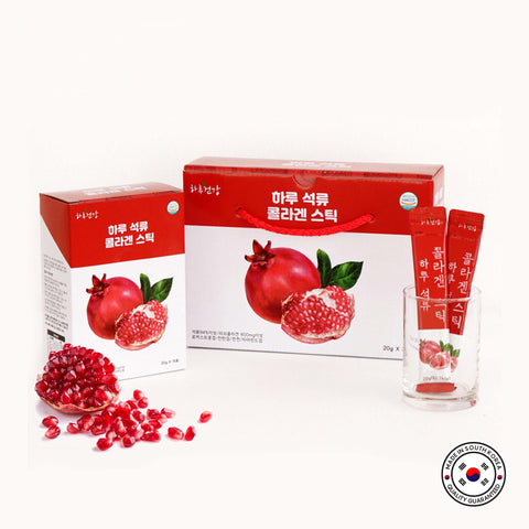 HARU Pomegranate Collagen Jelly Stick 20g x 30pcs / 하루건강 석류 콜라겐 젤리 스틱