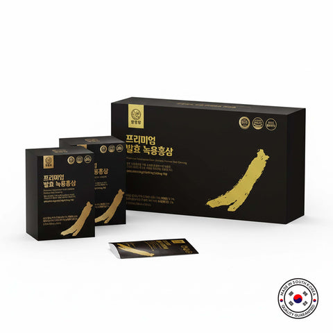 Premium Fermented Deer Antlers Korean Red Ginseng Extract 70ml x 90 Pcs / 명원담 프리미엄 발효 녹용 홍삼