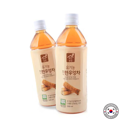 Korean Organic Burdock Tea Drink 500ml x 20pcs / 맑은농장 유기농 진한 우엉차
