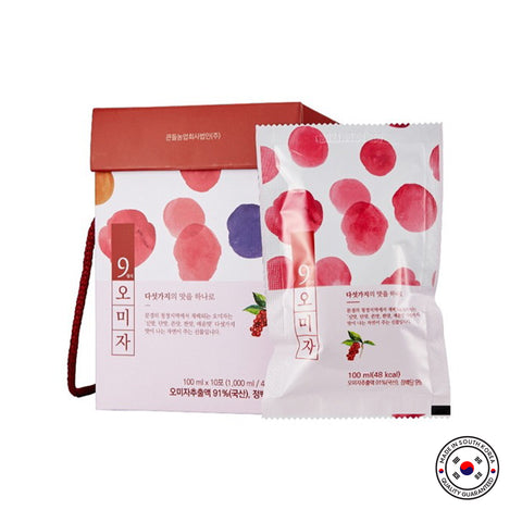 Mungyeong September Omija Juice Value Pack 100ml x 50pcs / 9월의 오미자즙