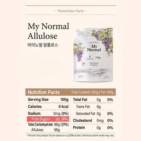 MyNormal Powdered Allulose 350g / 마이노멀 가루 알룰로스 350g