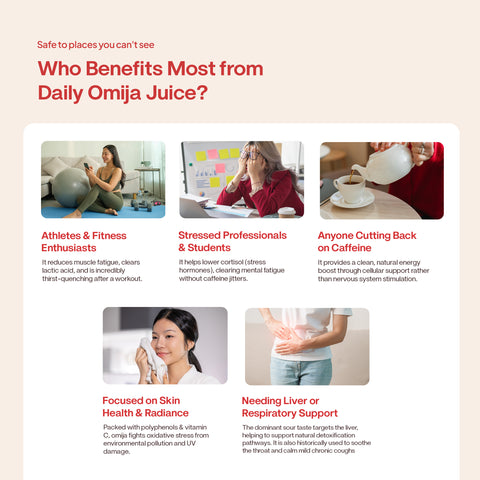 [JOYK] Premium Korean Omija Juice (10 Packs) 1 Box | 100% Organic Omjia
