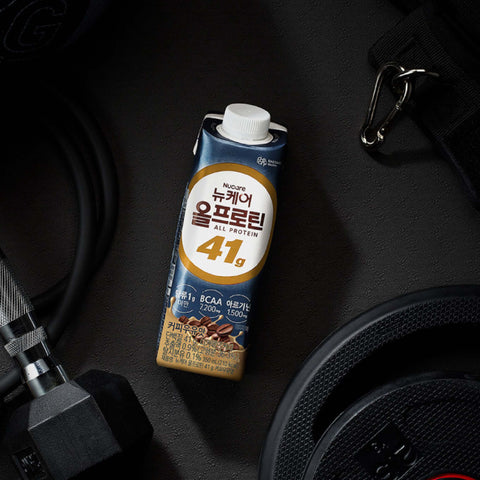 [9pcs / 18pcs] Nucare All Protein 41g Coffee Milk Zero Sugar (350ml)