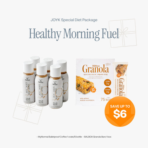 Healthy Breakfast Combo Pack | MyNormal Bulletproof Coffee 6-Pack & BALBOA Granola Bars