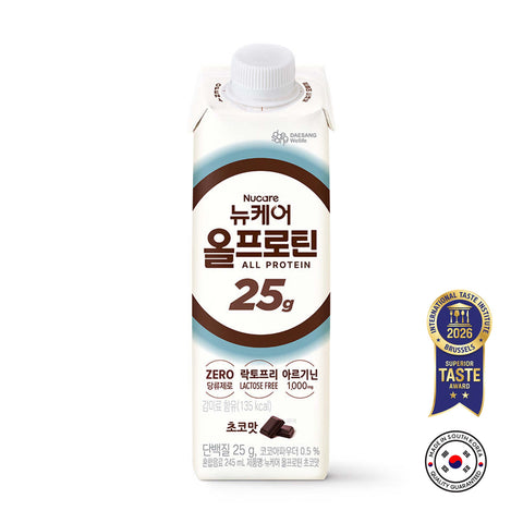 [12pcs / 24pcs] Nucare All Protein 25g Chocolate (245ml)