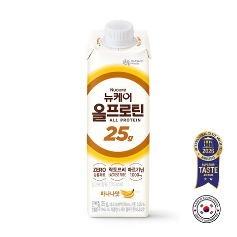 [12pcs / 24pcs] Nucare All Protein 25g Banana (245ml)