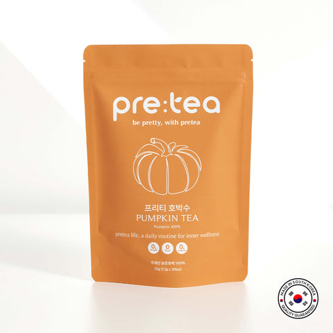 Pre:tea 100% Pumpkin Herbal Tea 20pcs x 1.5g / 프리티 호박수 호박차