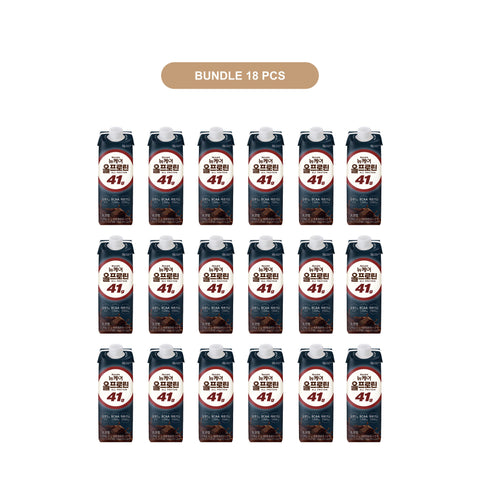 [9pcs / 18pcs] Nucare All Protein 41g Chocolate Zero Sugar (350ml)