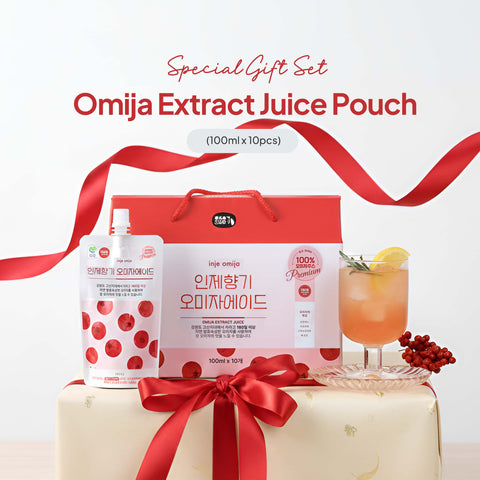 Omija Misa Omija Extract Drink 100ml Gift Set / 五味子  / 프리미엄 오미자 에이드 주스