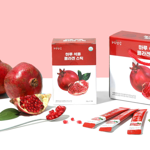 HARU Pomegranate Collagen Jelly Stick 20g x 30pcs / 하루건강 석류 콜라겐 젤리 스틱