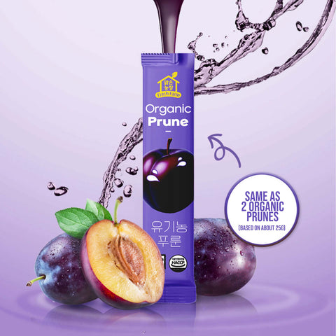 Organic 100% Prune Juice Sticks 20g x 14 Packets / 유기농푸룬
