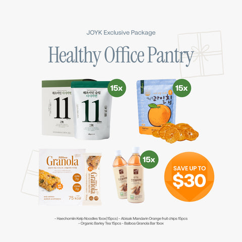 JOYK Healthy Office Pantry Gift Box | Healthy Snacks, Tea & Granola Bundle