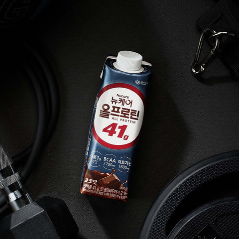 [9pcs / 18pcs] Nucare All Protein 41g Chocolate Zero Sugar (350ml)