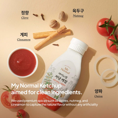 MyNormal Low Sugar Ketchup 310g – Korean Condiment