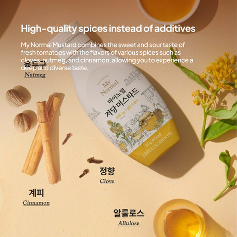 MyNormal Low Sugar Mustard 310g – Korean Condiment