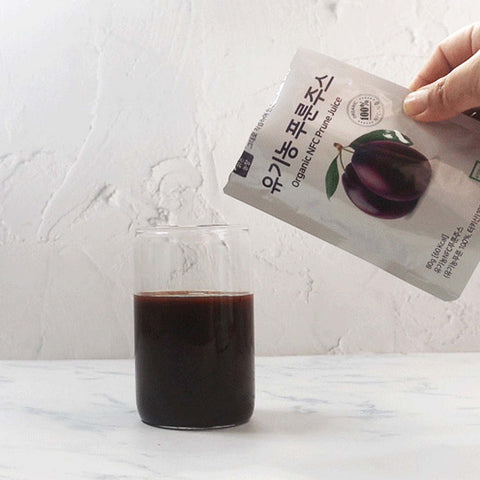 Korean 100% Organic Prune Juice 80ml x 30pcs / 유기농 푸룬주스