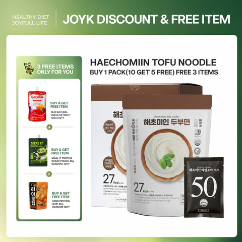 [BUY 1 BOX GET FREE 5] Haechomiin Tofu Noodle with Soba Sauce