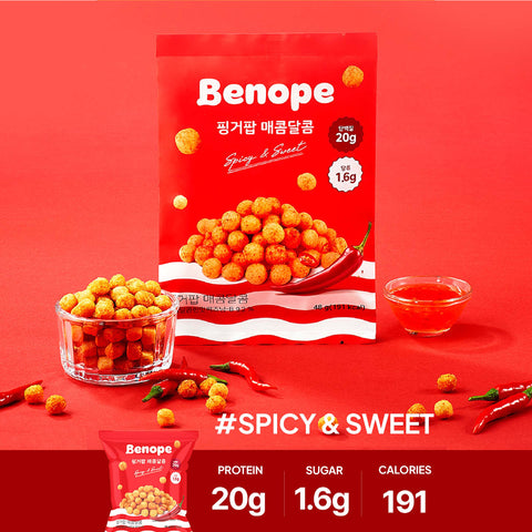 Benope Protein Snack Finger Pop - 48g / 베노프 단백질과자 핑거팝