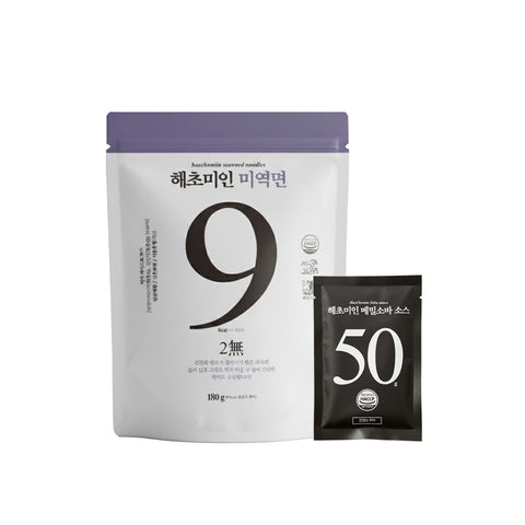 해초미인 (Haecho Miin) Seaweed Noodles + Soba/Bibim Sauce 50g
