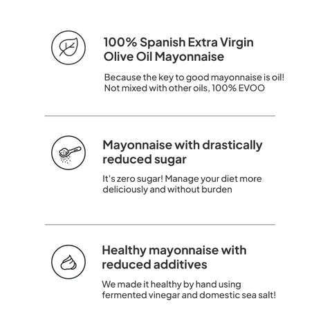 [Buy 1 Get 1] MyNormal Extra Virgin Olive Oil Mayonnaise 260g / 마이노멀 엑스트라버진 올리브오일 마요네즈