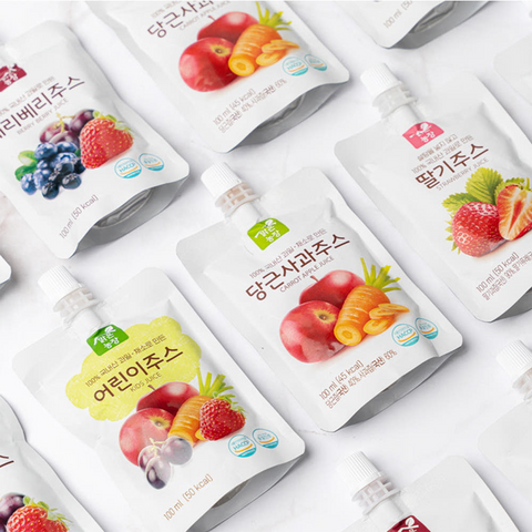 Clean Farm 100% Korean Kids Juice 100ml x 10 pcs / 맑은농장 어린이 주스