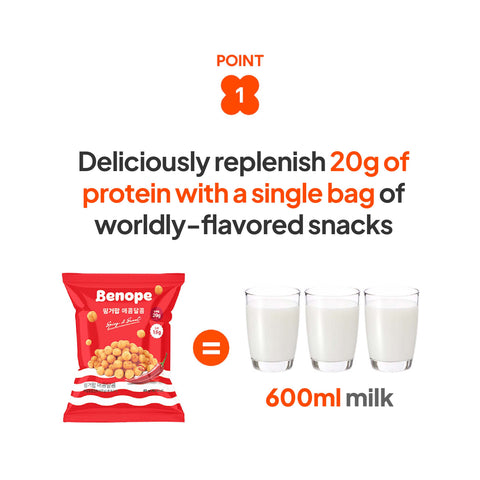 Benope Protein Snack Finger Pop - 48g / 베노프 단백질과자 핑거팝