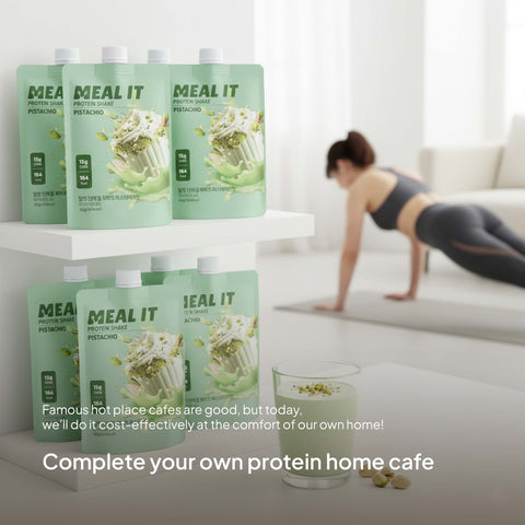 MEAL IT Protein Shake 1 Set (40g × 7 Packs) / 밀잇 식단관리 단백질 쉐이크 포켓형