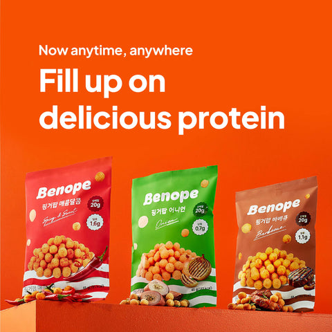 Benope Protein Snack Finger Pop - 48g / 베노프 단백질과자 핑거팝