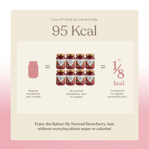 MyNormal Low Sugar Low Calorie Strawberry Jam 320g / 마이노멀 저당 저칼로리 딸기잼 320g